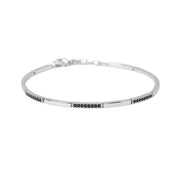 Mabina Bracciale con piastre e zirconi 533993
